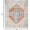 image:imageNourison Home Astra Machine Washable Rust Multicolor 33 x 5 Area Rug  Easy Clean Non Shedding Bed Room Living Room Dining Room Kitchen 3 x 5Grey Multicolor