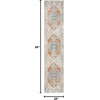 image:imageNourison Home Astra Machine Washable Rust Multicolor 33 x 5 Area Rug  Easy Clean Non Shedding Bed Room Living Room Dining Room Kitchen 3 x 5Grey Multicolor