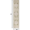 image:imageNourison Home Astra Machine Washable Rust Multicolor 33 x 5 Area Rug  Easy Clean Non Shedding Bed Room Living Room Dining Room Kitchen 3 x 5Ivory Green