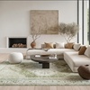 image:imageNourison Home Astra Machine Washable Rust Multicolor 33 x 5 Area Rug  Easy Clean Non Shedding Bed Room Living Room Dining Room Kitchen 3 x 5Ivory Green