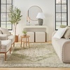 image:imageNourison Home Astra Machine Washable Rust Multicolor 33 x 5 Area Rug  Easy Clean Non Shedding Bed Room Living Room Dining Room Kitchen 3 x 5Ivory Green