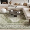 image:imageNourison Home Astra Machine Washable Rust Multicolor 33 x 5 Area Rug  Easy Clean Non Shedding Bed Room Living Room Dining Room Kitchen 3 x 5Ivory Green