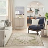 image:imageNourison Home Astra Machine Washable Rust Multicolor 33 x 5 Area Rug  Easy Clean Non Shedding Bed Room Living Room Dining Room Kitchen 3 x 5Ivory Green
