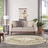 image:imageNourison Home Astra Machine Washable Rust Multicolor 33 x 5 Area Rug  Easy Clean Non Shedding Bed Room Living Room Dining Room Kitchen 3 x 5Ivory Green