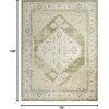 image:imageNourison Home Astra Machine Washable Rust Multicolor 33 x 5 Area Rug  Easy Clean Non Shedding Bed Room Living Room Dining Room Kitchen 3 x 5Ivory Green