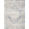 image:imageNourison Home Astra Machine Washable Rust Multicolor 33 x 5 Area Rug  Easy Clean Non Shedding Bed Room Living Room Dining Room Kitchen 3 x 5Light Blue