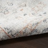 image:imageNourison Home Astra Machine Washable Rust Multicolor 33 x 5 Area Rug  Easy Clean Non Shedding Bed Room Living Room Dining Room Kitchen 3 x 5Light Blue