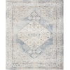 image:imageNourison Home Astra Machine Washable Rust Multicolor 33 x 5 Area Rug  Easy Clean Non Shedding Bed Room Living Room Dining Room Kitchen 3 x 5Light Blue