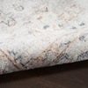 image:imageNourison Home Astra Machine Washable Rust Multicolor 33 x 5 Area Rug  Easy Clean Non Shedding Bed Room Living Room Dining Room Kitchen 3 x 5Light Blue