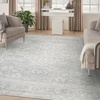 image:imageNourison Home Astra Machine Washable Rust Multicolor 33 x 5 Area Rug  Easy Clean Non Shedding Bed Room Living Room Dining Room Kitchen 3 x 5Light Grey