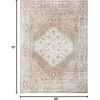 image:imageNourison Home Astra Machine Washable Rust Multicolor 33 x 5 Area Rug  Easy Clean Non Shedding Bed Room Living Room Dining Room Kitchen 3 x 5Sage Multi