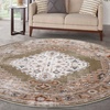 image:imageNourison Home Astra Machine Washable Rust Multicolor 33 x 5 Area Rug  Easy Clean Non Shedding Bed Room Living Room Dining Room Kitchen 3 x 5Sage Multicolor