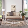 image:imageNourison Home Astra Machine Washable Rust Multicolor 33 x 5 Area Rug  Easy Clean Non Shedding Bed Room Living Room Dining Room Kitchen 3 x 5Sage Multicolor