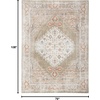 image:imageNourison Home Astra Machine Washable Rust Multicolor 33 x 5 Area Rug  Easy Clean Non Shedding Bed Room Living Room Dining Room Kitchen 3 x 5Sage Multi