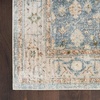 image:imageNourison Home Astra Machine Washable Rust Multicolor 33 x 5 Area Rug  Easy Clean Non Shedding Bed Room Living Room Dining Room Kitchen 3 x 5Silver Blue