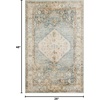 image:imageNourison Home Astra Machine Washable Rust Multicolor 33 x 5 Area Rug  Easy Clean Non Shedding Bed Room Living Room Dining Room Kitchen 3 x 5Silver Blue