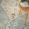 image:imageNourison Home Astra Machine Washable Rust Multicolor 33 x 5 Area Rug  Easy Clean Non Shedding Bed Room Living Room Dining Room Kitchen 3 x 5Silver Blue