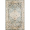 image:imageNourison Home Astra Machine Washable Rust Multicolor 33 x 5 Area Rug  Easy Clean Non Shedding Bed Room Living Room Dining Room Kitchen 3 x 5Silver Blue
