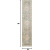 image:imageNourison Home Astra Machine Washable Rust Multicolor 33 x 5 Area Rug  Easy Clean Non Shedding Bed Room Living Room Dining Room Kitchen 3 x 5Silver Blue