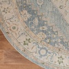image:imageNourison Home Astra Machine Washable Rust Multicolor 33 x 5 Area Rug  Easy Clean Non Shedding Bed Room Living Room Dining Room Kitchen 3 x 5Silver Blue