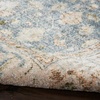 image:imageNourison Home Astra Machine Washable Rust Multicolor 33 x 5 Area Rug  Easy Clean Non Shedding Bed Room Living Room Dining Room Kitchen 3 x 5Silver Blue