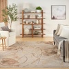 image:imageNourison Home Astra Machine Washable Silver Blue 53 x 7 Area Rug Easy Clean Non Shedding Bed Room Living Room Dining Room Kitchen 5 x 7Beige