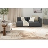 image:imageNourison Home Astra Machine Washable Silver Blue 53 x 7 Area Rug Easy Clean Non Shedding Bed Room Living Room Dining Room Kitchen 5 x 7Beige