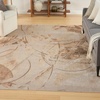 image:imageNourison Home Astra Machine Washable Silver Blue 53 x 7 Area Rug Easy Clean Non Shedding Bed Room Living Room Dining Room Kitchen 5 x 7Beige