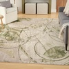 image:imageNourison Home Astra Machine Washable Silver Blue 53 x 7 Area Rug Easy Clean Non Shedding Bed Room Living Room Dining Room Kitchen 5 x 7Beige Green