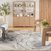 image:imageNourison Home Astra Machine Washable Silver Blue 53 x 7 Area Rug Easy Clean Non Shedding Bed Room Living Room Dining Room Kitchen 5 x 7Silver Blue