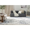 image:imageNourison Home Astra Machine Washable Silver Blue 53 x 7 Area Rug Easy Clean Non Shedding Bed Room Living Room Dining Room Kitchen 5 x 7Silver Blue