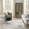 image:imageNourison Home Astra Machine Washable Silver Blue 53 x 7 Area Rug Easy Clean Non Shedding Bed Room Living Room Dining Room Kitchen 5 x 7Silver Blue