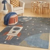 image:imageNourison Home Astra Machine Washable Sky Blue 33 x 5 Area Rug  Easy Clean Non Shedding Bed Room Living Room Dining Room Kitchen 3 x 5Sky Blue