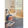 image:imageNourison Home Astra Machine Washable Sky Blue 33 x 5 Area Rug  Easy Clean Non Shedding Bed Room Living Room Dining Room Kitchen 3 x 5Sky Blue