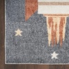 image:imageNourison Home Astra Machine Washable Sky Blue 33 x 5 Area Rug  Easy Clean Non Shedding Bed Room Living Room Dining Room Kitchen 3 x 5Sky Blue