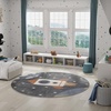 image:imageNourison Home Astra Machine Washable Sky Blue 33 x 5 Area Rug  Easy Clean Non Shedding Bed Room Living Room Dining Room Kitchen 3 x 5Sky Blue