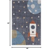 image:imageNourison Home Astra Machine Washable Sky Blue 33 x 5 Area Rug  Easy Clean Non Shedding Bed Room Living Room Dining Room Kitchen 3 x 5Sky Blue