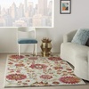 image:imageNourison Home Bahari Grey Multicolor 5 x 7 Area Rug  Easy Clean Non Shedding Bed Room Living Room Dining Room Kitchen 5 x 7GreyMulti
