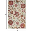 image:imageNourison Home Bahari Grey Multicolor 5 x 7 Area Rug  Easy Clean Non Shedding Bed Room Living Room Dining Room Kitchen 5 x 7GreyMulti