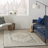 image:imageNourison Home Bahari Traditional Grey 8 x 10 Area Rug Easy Clean Non Shedding Bed Room Living Room Dining Room Kitchen 8x10Grey