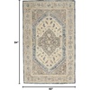 image:imageNourison Home Bahari Traditional Grey 8 x 10 Area Rug Easy Clean Non Shedding Bed Room Living Room Dining Room Kitchen 8x10Grey