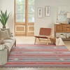 image:imageNourison Home Baja Ivory 5 x 7 Area Rug  Easy Clean Non Shedding Bed Room Living Room Dining Room Kitchen 5 x 7GreyRed