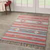 image:imageNourison Home Baja Ivory 5 x 7 Area Rug  Easy Clean Non Shedding Bed Room Living Room Dining Room Kitchen 5 x 7GreyRed