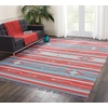 image:imageNourison Home Baja Ivory 5 x 7 Area Rug  Easy Clean Non Shedding Bed Room Living Room Dining Room Kitchen 5 x 7GreyRed