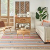 image:imageNourison Home Baja Ivory 5 x 7 Area Rug  Easy Clean Non Shedding Bed Room Living Room Dining Room Kitchen 5 x 7Ivory