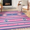 image:imageNourison Home Baja Ivory 5 x 7 Area Rug  Easy Clean Non Shedding Bed Room Living Room Dining Room Kitchen 5 x 7PinkBlue