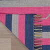 image:imageNourison Home Baja Ivory 5 x 7 Area Rug  Easy Clean Non Shedding Bed Room Living Room Dining Room Kitchen 5 x 7PinkBlue