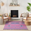 image:imageNourison Home Baja Ivory 5 x 7 Area Rug  Easy Clean Non Shedding Bed Room Living Room Dining Room Kitchen 5 x 7PinkBlue