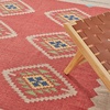 image:imageNourison Home Baja Tribal RedBeige 8 x 10 AreaRug EasyCleaning Non Shedding Bed Room Living Room Dining Room Kitchen 8x10RedBeige
