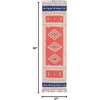 image:imageNourison Home Baja Tribal RedBeige 8 x 10 AreaRug EasyCleaning Non Shedding Bed Room Living Room Dining Room Kitchen 8x10RedBeige